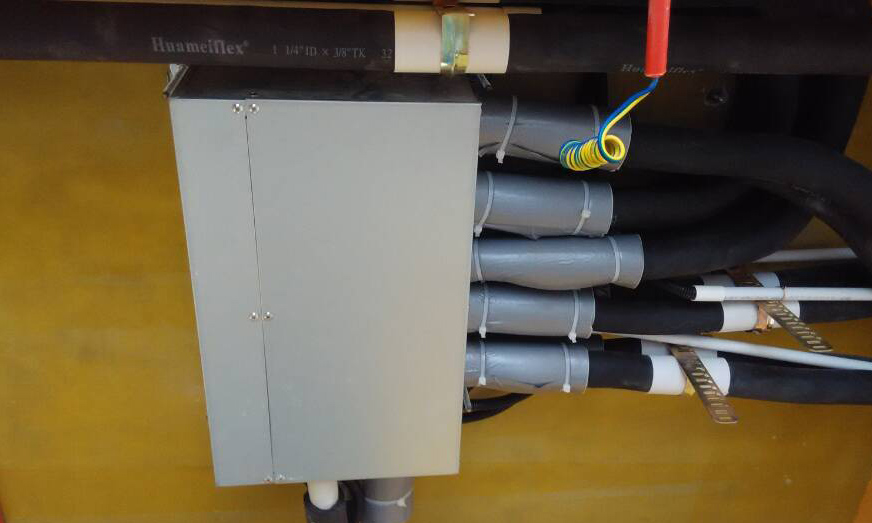 采用三菱電機五口分歧箱